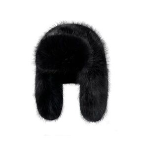 🖤🖤🖤Black Mink Faux Fur Trapper Hat